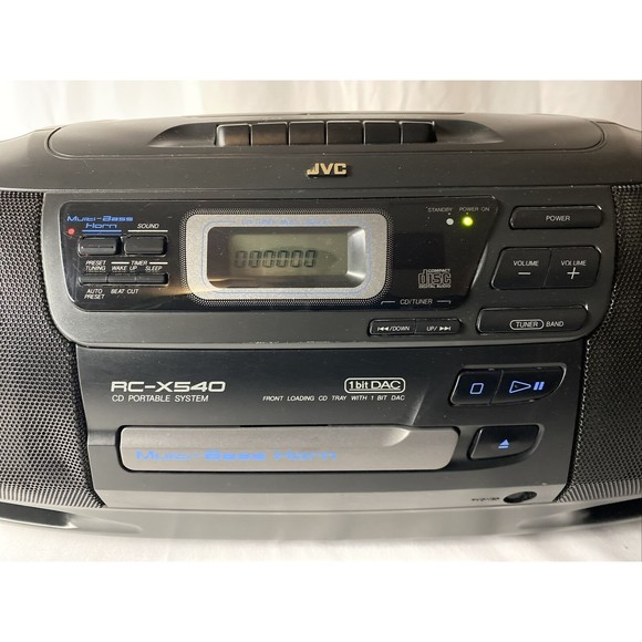 JVC Model RC-X540 AM FM Cassette CD Portable Stereo Boombox Radio - Picture 5 of 13
